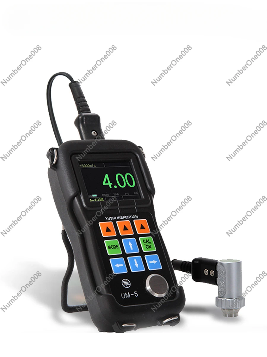 Metal Ultrasonic Thickness Gauge UM-5 High Temperature Steel Plate and Pipe Thickness Tester, Corrosion Detection