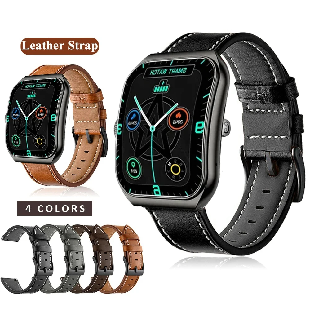 22mm Leather Strap Watchband for Black Shark GT3 Smart Wriststrap Quick Releas Bracelet for BlackShark GT3 Watch Accessories