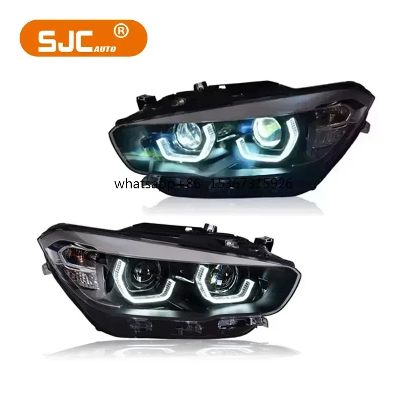 SJC Auto LED Headlight for BMW 1 Series F20 F21 Front Light Assembly Fit For BMW F20 Head Lamps 2015-2018 Brake lights system