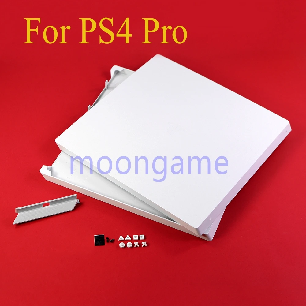 

1set Black White Color Full Housing Shell For PS4 Pro Slim 2000 Console Replacement Case Top and Bottom Cover