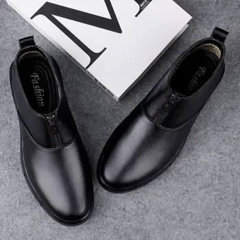 8 best sales Botas de piel auténtica para hombre - №2