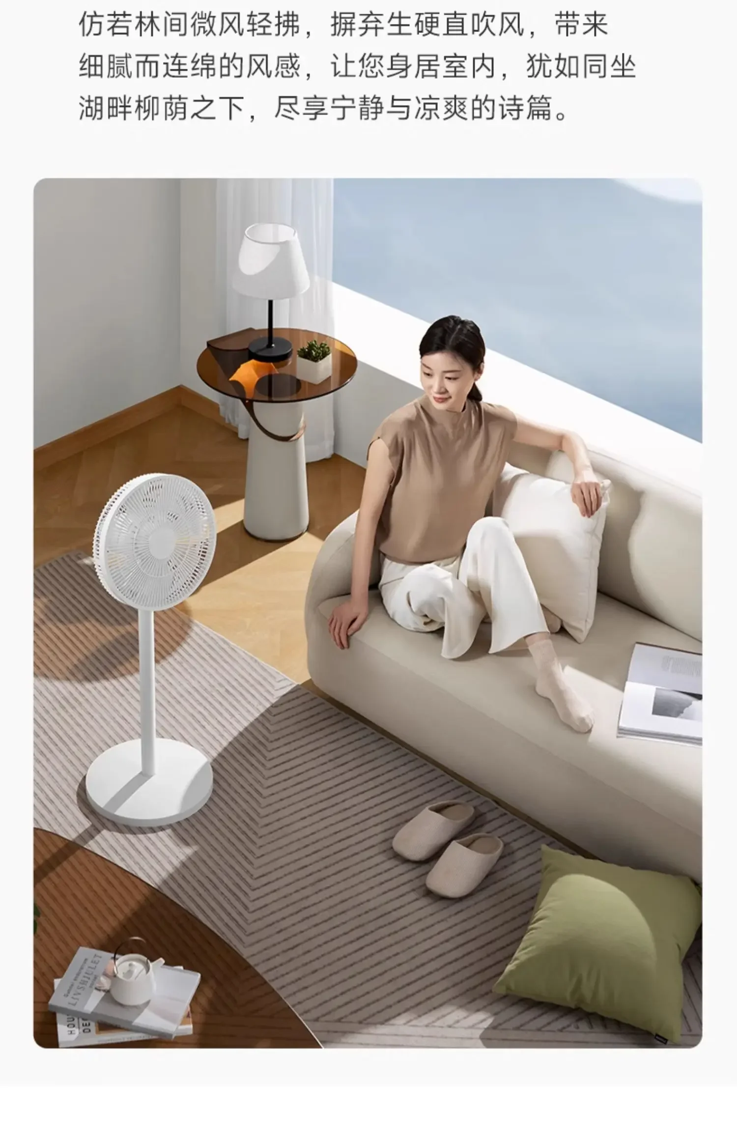 220V Ultra-Quiet Pedestal Fan with Strong Wind Power for Home, Standing Fan, Oscillating, Floor Fan by Ronshida