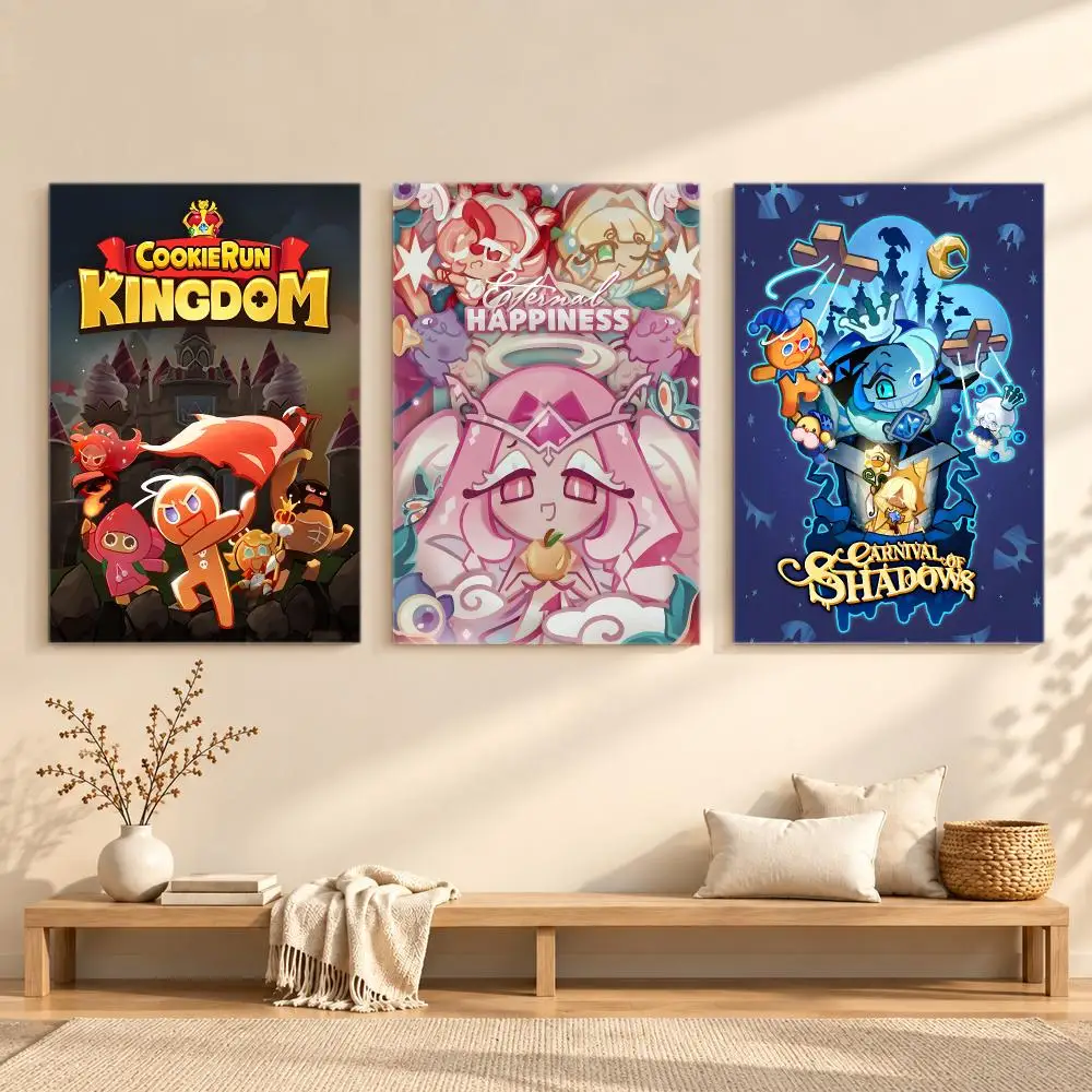 Mobile game Cookie Run Kingdom Poster Series Print Unframed Aesthetic Wall Decor Gift Living Room Bedroom