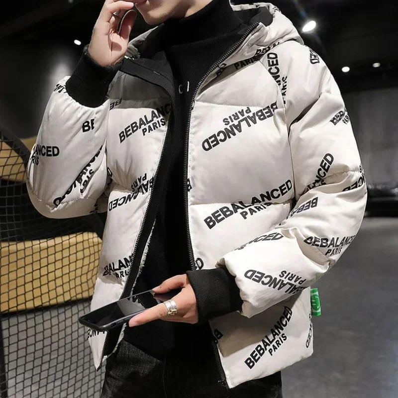 Loose Men\'s Coats Winter Warm Thick Male Hoodie Jackets Stylish Harajuku Vintage Aesthetic Deals Original Brands Novelty In Y2k