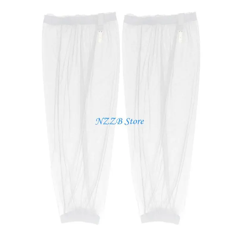 

T21F 1pair Outdoor Meshes Foot Sleeves Survival Sports Arm Sleeves Leg Protectors