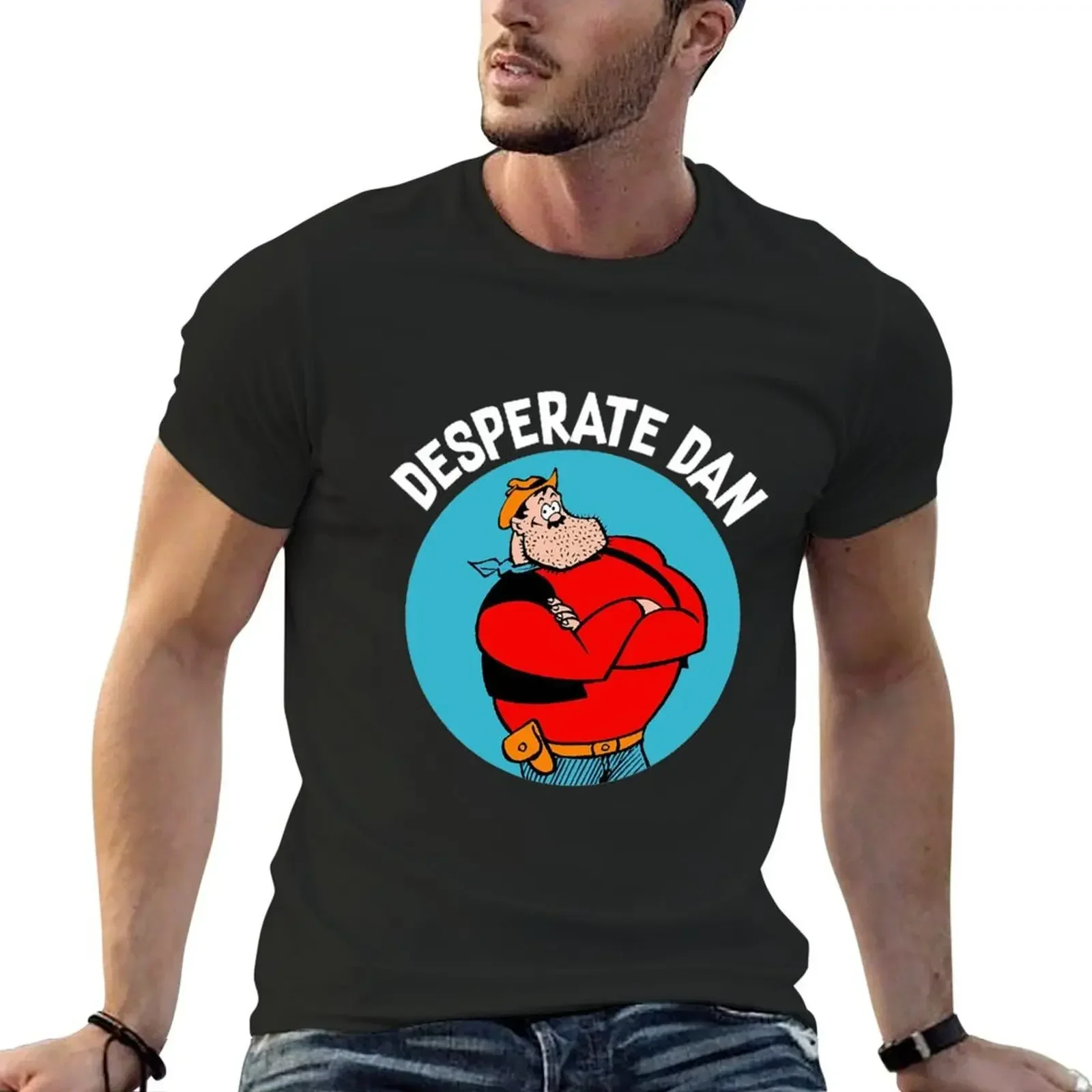 Desperate Dan - Cow Pie t shirt - Danial - Dan Brother Dan Best Friend Cowboy Gifts Comic Gifts T-Shirt