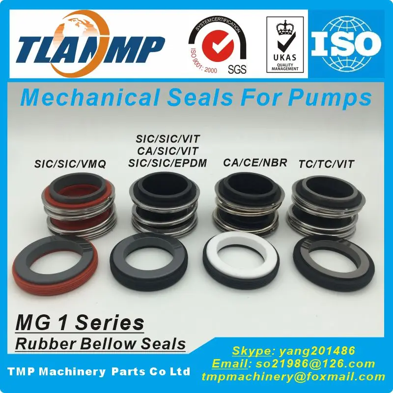 MG1-25 , MG1/25-G60 , MG1/25-Z  Mechanical Seals for Shaft Size 25mm Water Pumps (With G60 Cup Seat) 109-25 ,MB1-25