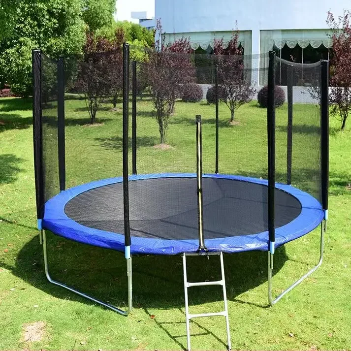 High-End Pumpkin round Super Trampoline for Adults Kids Customizable Size Foldable Steel Foam Material for Home Fitness Jumping