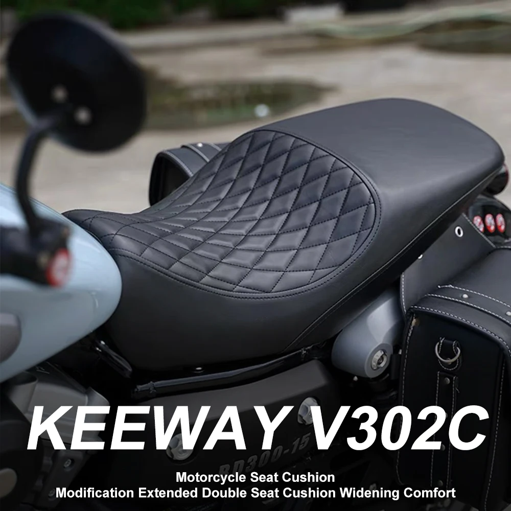 Motorcycle Seat Cushion Modification Extended Double Seat Cushion Widening Comfort Accessories For Keeway V302C V 302