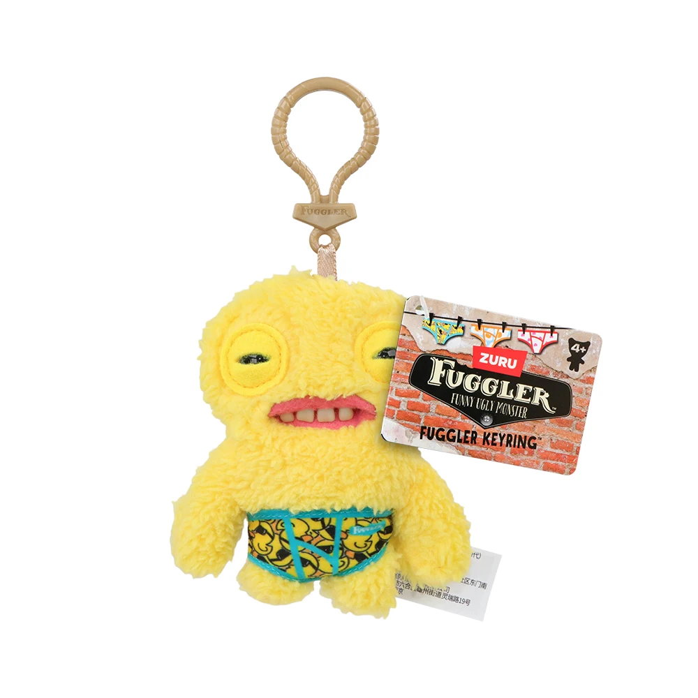 11CM Fuggler Lustige Hässliche Monster-Plüschtiere Schlüsselanhänger Kawaii Fugg Puppe Monster-Kaninchen Niedliche Stofftier-Anhänger Geschenke