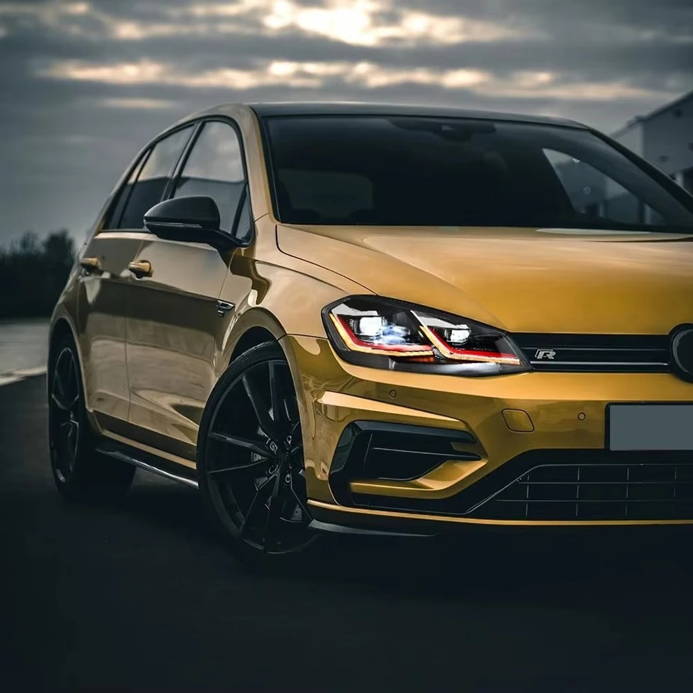 VWフォルクスワーゲン ゴルフ7 GTIをゴルフ7.5 MK7.5 LEDヘッドランプ