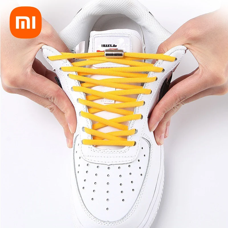 Xiaomi Home Multicolor Lock Elastic Sneaker Laces Kids Adults and Elderly No Tie Shoelaces Quick Elastic Athletic Lazy Sneaker