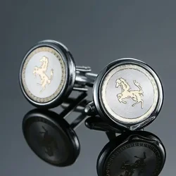 Creative Transportation Vehicle Design Metal Cufflinks Men's and Women's Party Travel Shirt Accessories French High-end Buttons