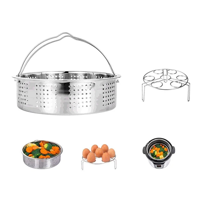 

75STO-Multifunctional Pressure Cooker Steamer Egg Rack Tray Steamer Parts For Pot,Egg Steamer Rack