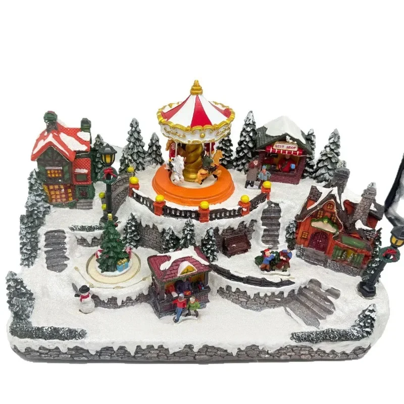 

Christmas decoration hilltop church house birthday christmas gift ornament stars