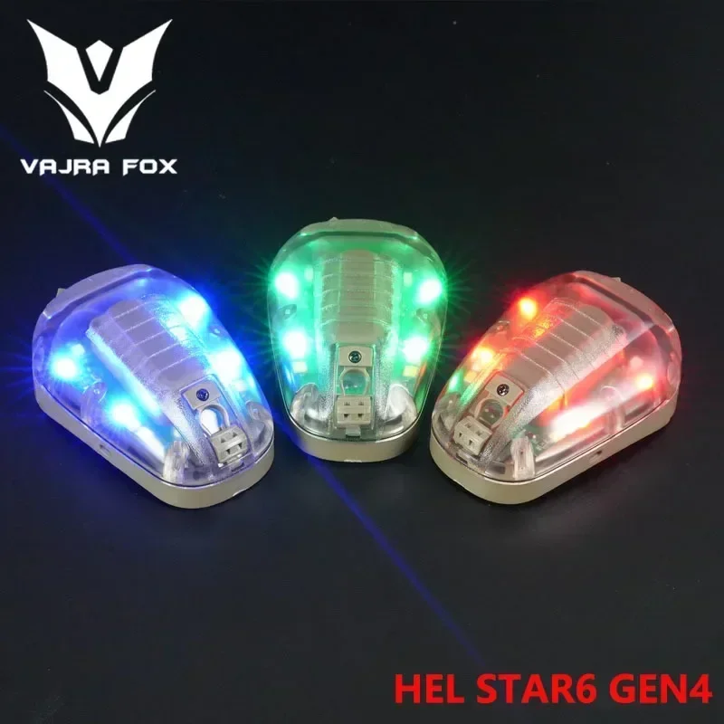 

Tactics GEN4/3 Ladybird Lamp Fast Helmet Light Red Green Blue IR Strobe Outdoor Survival LED Flash Lamp Waterproof Signal Light