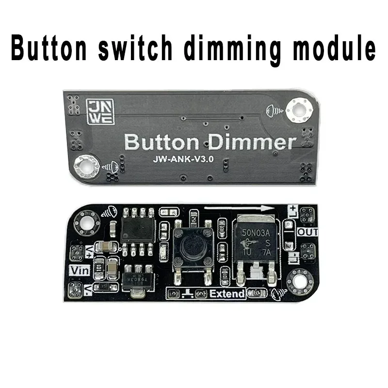 Micro Button Dimming Board Key Module Bistable Electronic Switch Lamp Dimming Module Constant Voltage Instead of Mechanical view 2