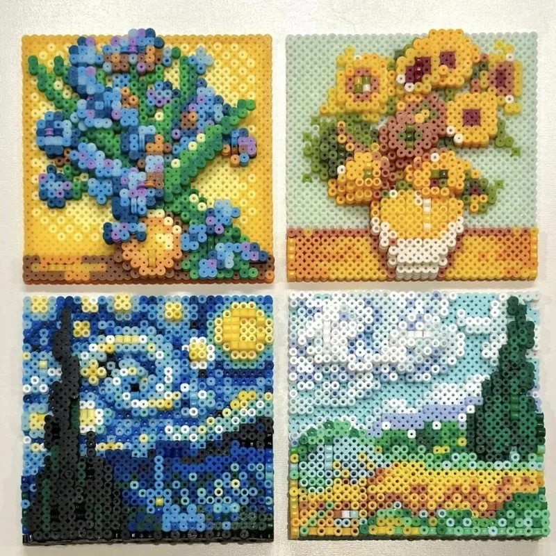 3000Pcs 2.6mm 3D Colorful Fuse Beads, Hama Perler Puzzle Beads, High Quality Refill Beads Set, Family Parent-Child DIY Handmade