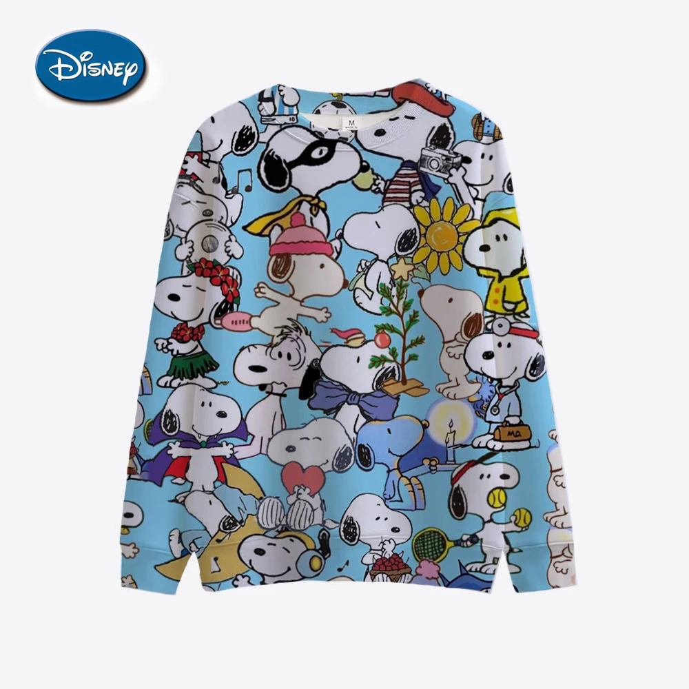 Women Sweat-shirt Snoopy print Pullover Hooded Fashion Casual Outerwears Hoodies Kawaii Funny Cartoon Lover Sweatshirt