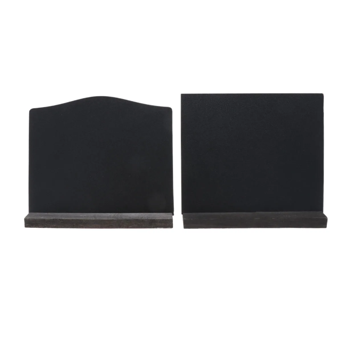 

2PCS Wooden Blackboard Chalkboard Mini Labels Small Size Lightweight Portable Desk Message Board Christmas Wedding Decor