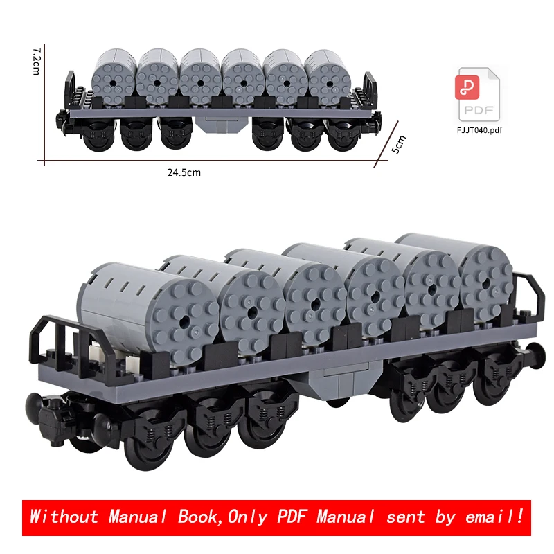 

MOC Creative Expert Creative City Cable transport vehicle Brick Block Children's DIY Toy Gifts