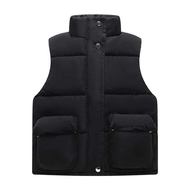 Gilet invernale per bambini autunno e inverno gilet in cotone per bambini gilet per capispalla per bambini addensato e pizzicato