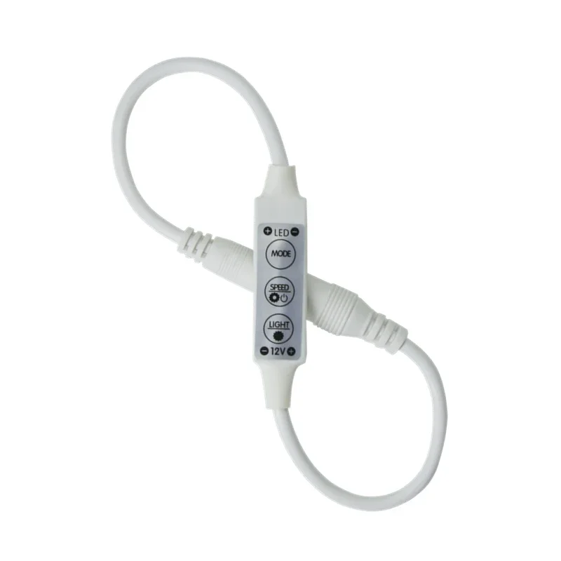 

FEICAN LED Dimmer DC12V Single Color Brightness Adjust LED Strip Controller for SMD 5050 3528 LED Tape Light