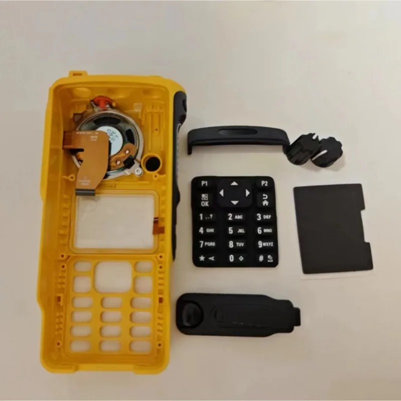 Walkie Talkie Replacement Repair Case, Housing Cover Kit with Speaker and Mic for Motorola XPR7550E DP4801e DGP8550e Radio