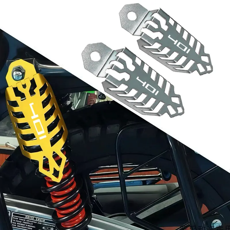 For Husqvarna 401 Svartpilen 401 Vitpilen Universal Motorcycle Shock Absorber Guard Cover Modification Accessories 2Pcs/Set