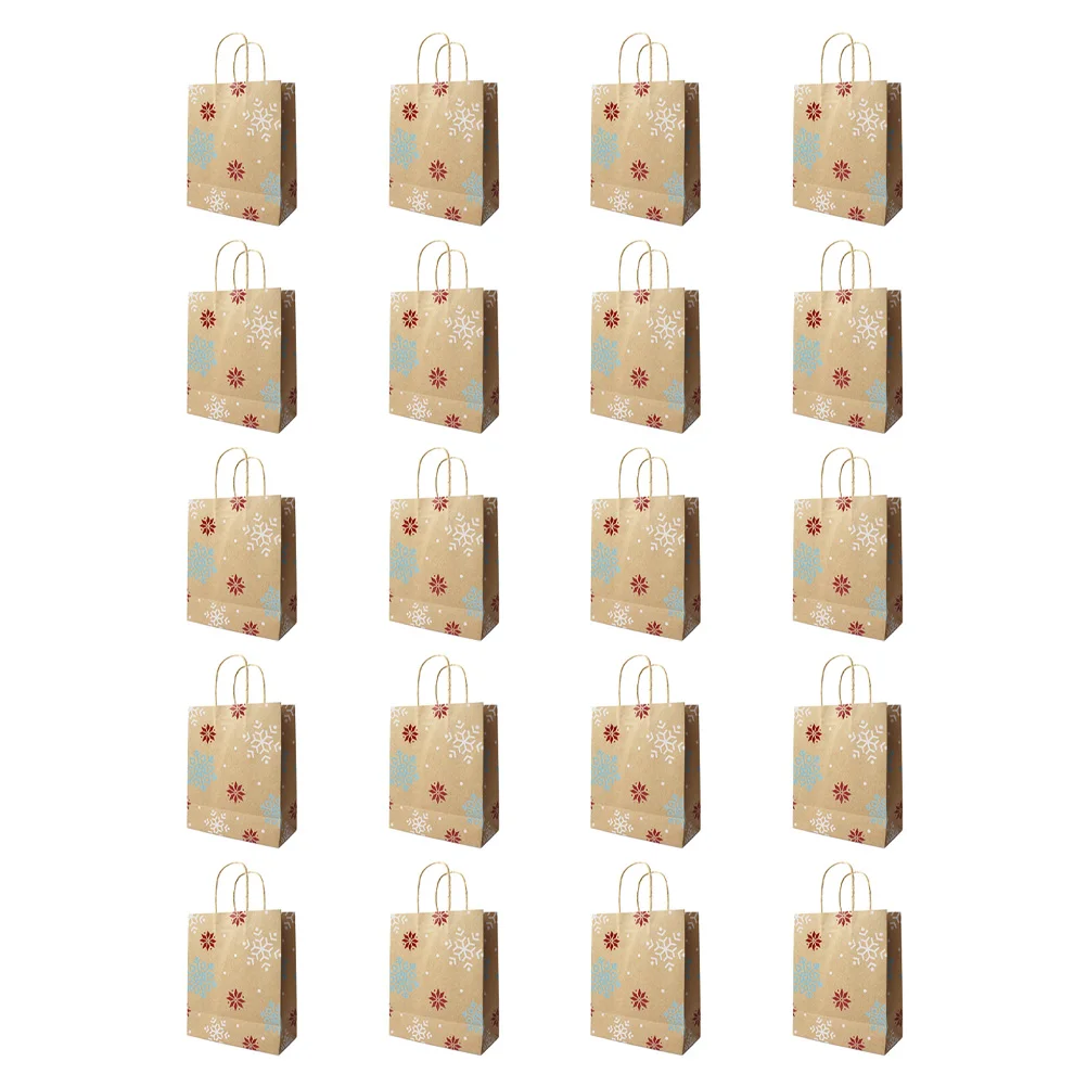 

20pcs Kraft Paper C y Bags Brown Reusable Small Gift Exchanges Xmas Party Supplies Wrapping Christmas Assorted Bulk