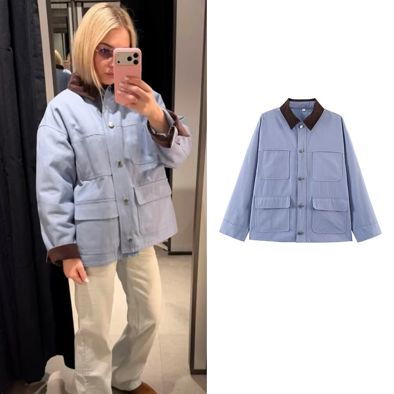 

Jackets Spring Women's 2026 New Retro Loose Warm Elegant Women's Jackets Blouses Street Youth Spring Holiday Comfortable Coats