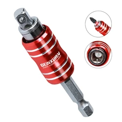 Geinxurn 2-IN-1 Screwdriver Bit&Socket Extension Holders and  S2 Screwdriver Bits, Magnetic Quick Release Bit Holder Set