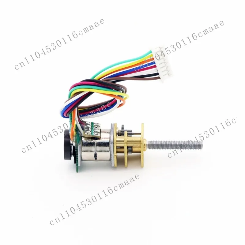 10BY Encoder Miniature Screw Stepper Motor, Precision Deceleration Stepper Motor, Small Linear Lift Motor