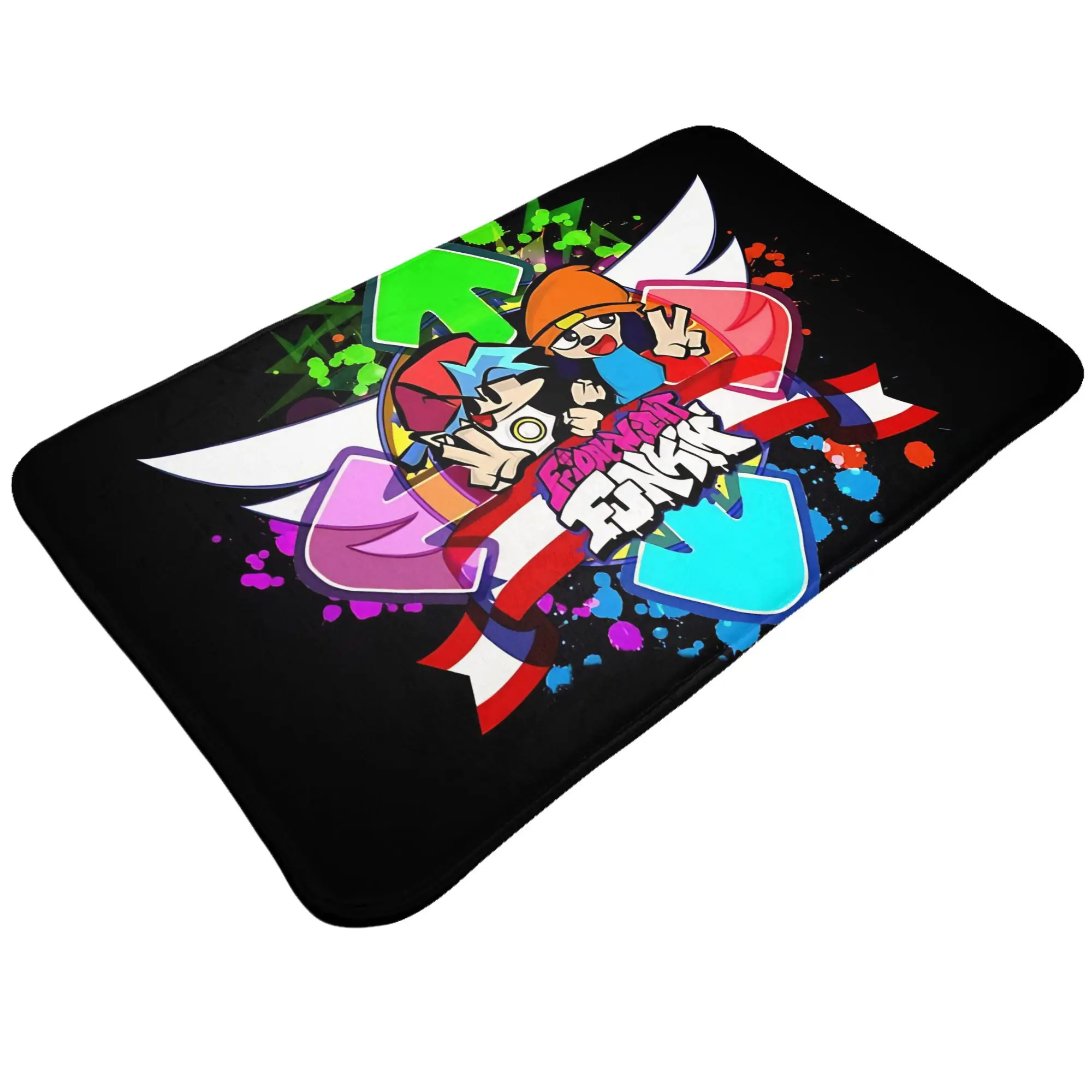 Friday Night Funkin  Decorations Bath Mat FNF Doormat Kitchen Carpet Entrance Door Rug Home Decor