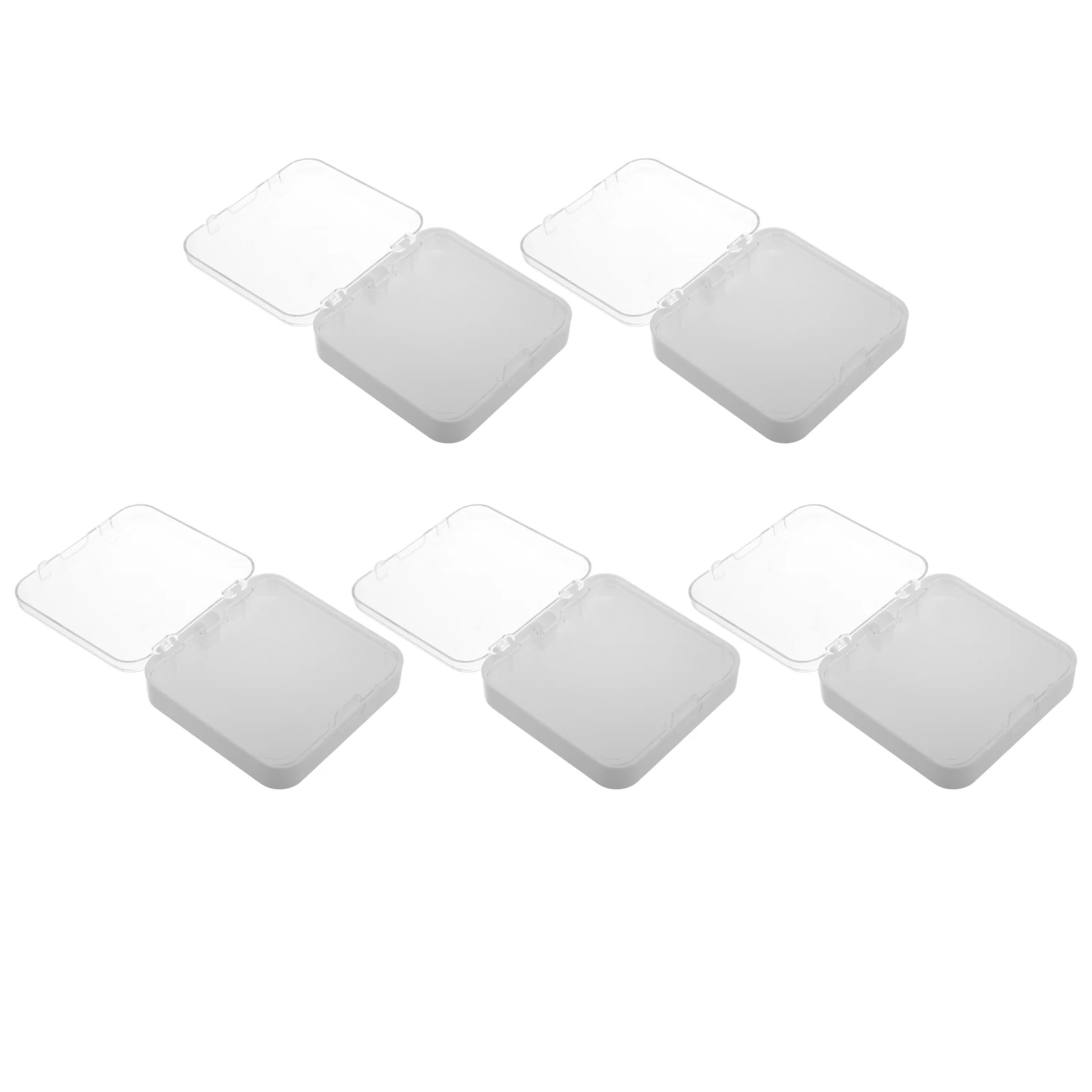 

5 шт., прозрачный органайзер для ногтей, двухслойный ящик для хранения, витрина для ногтей, витрина для салона, домашнего использования, органайзер для наращивания ресниц, коробка