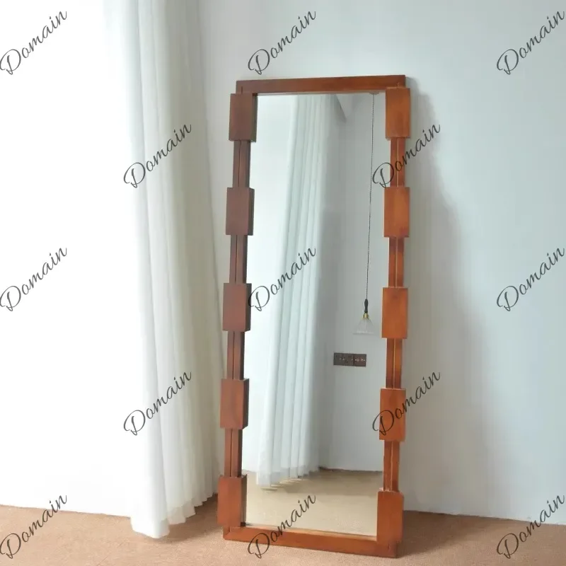 ZL Floor Luxury Mirror Men Long Girls Bathroom Standing Bedroom Full Body Living Room Moving Mirror Modern Espelhos Home Product