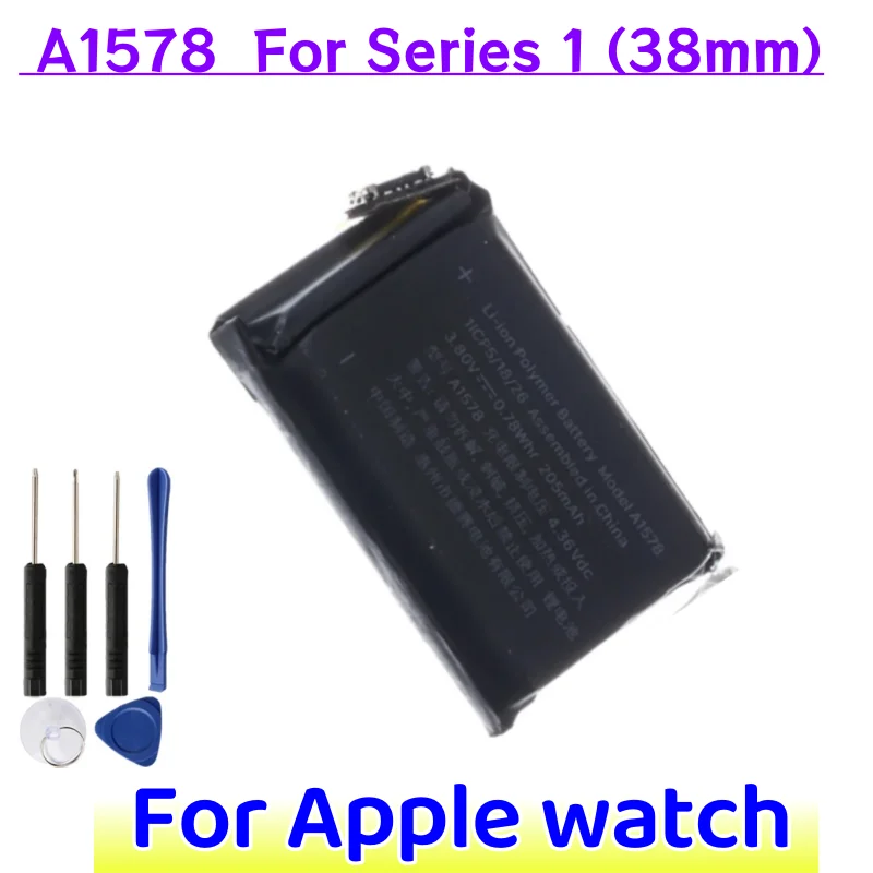 Batterie de remplacement A1578 A1579 pour Apple Watch série 1, 38mm, série 1 42mm, séries géniales A