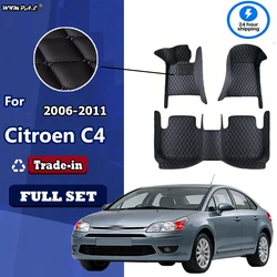 Car floor mats for Citroen C4 2006 2007 2008 2009 2010 2011 Car Accessories