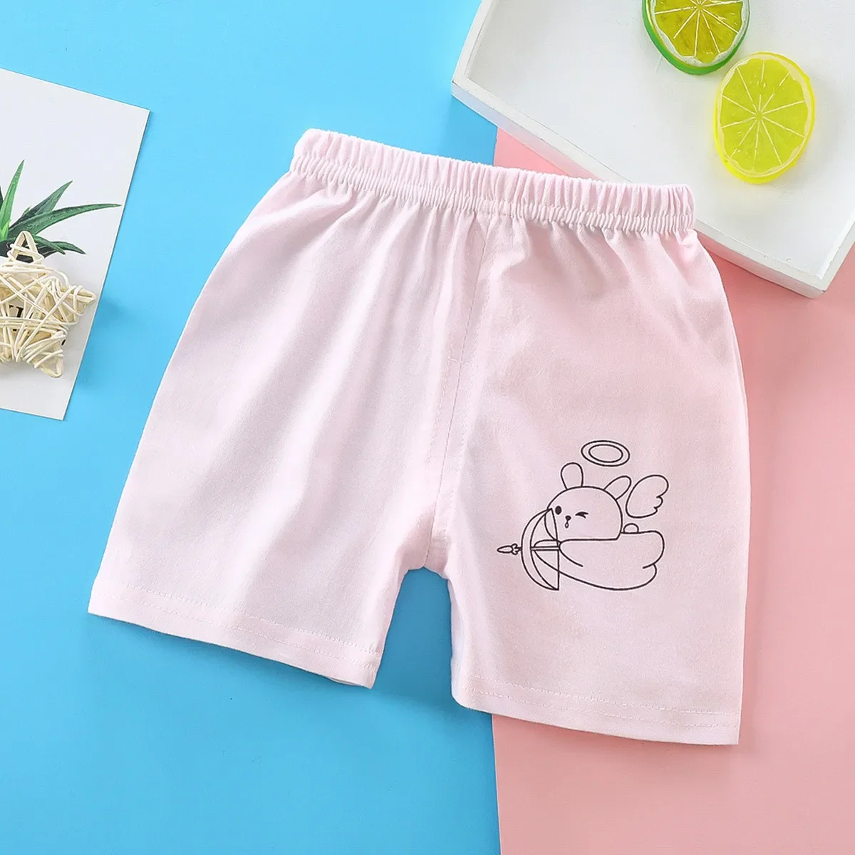 Pantalones cortos deportivos de algodón para niños y niñas, Shorts de playa, informales, de 1 a 4T