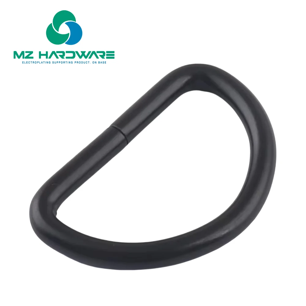 

MZhardware 1 Pcs Wholesale Black Metal D Ring For Dog Collar Leash - Heavy Duty Zinc Alloy D-ring Buckle Hardware