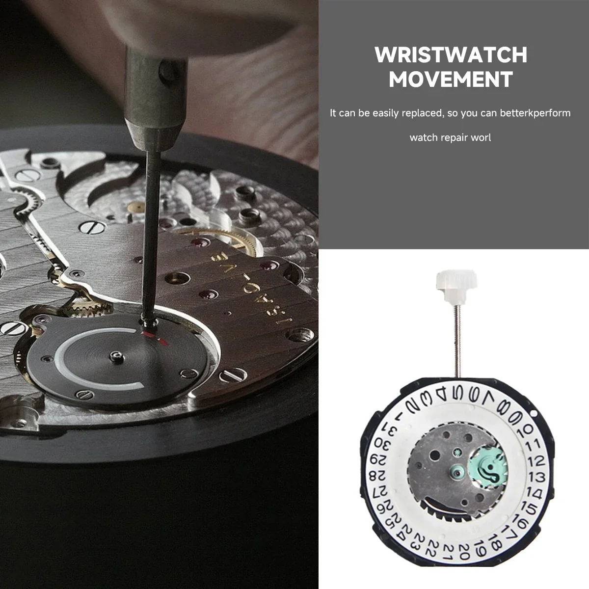 SL28/SL68/SL25 Three Hands Original Movement Date Display Gift Watch Wristwatch Parts Watch Repair Tool Watch Repair Accessories