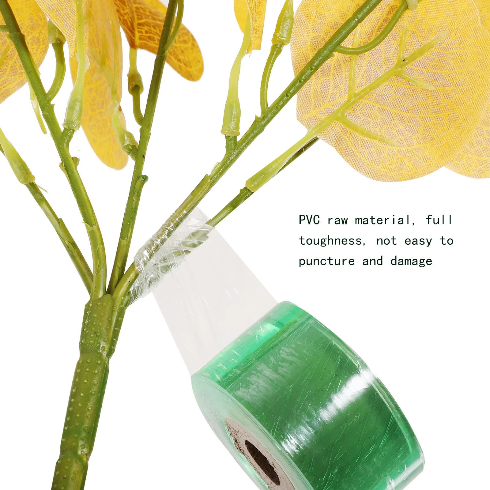 

2 Rolls Adhesive Grafting Tape for Fruit Trees Stretchable Plant Nursery Tape for Garden Branch Wound Protection