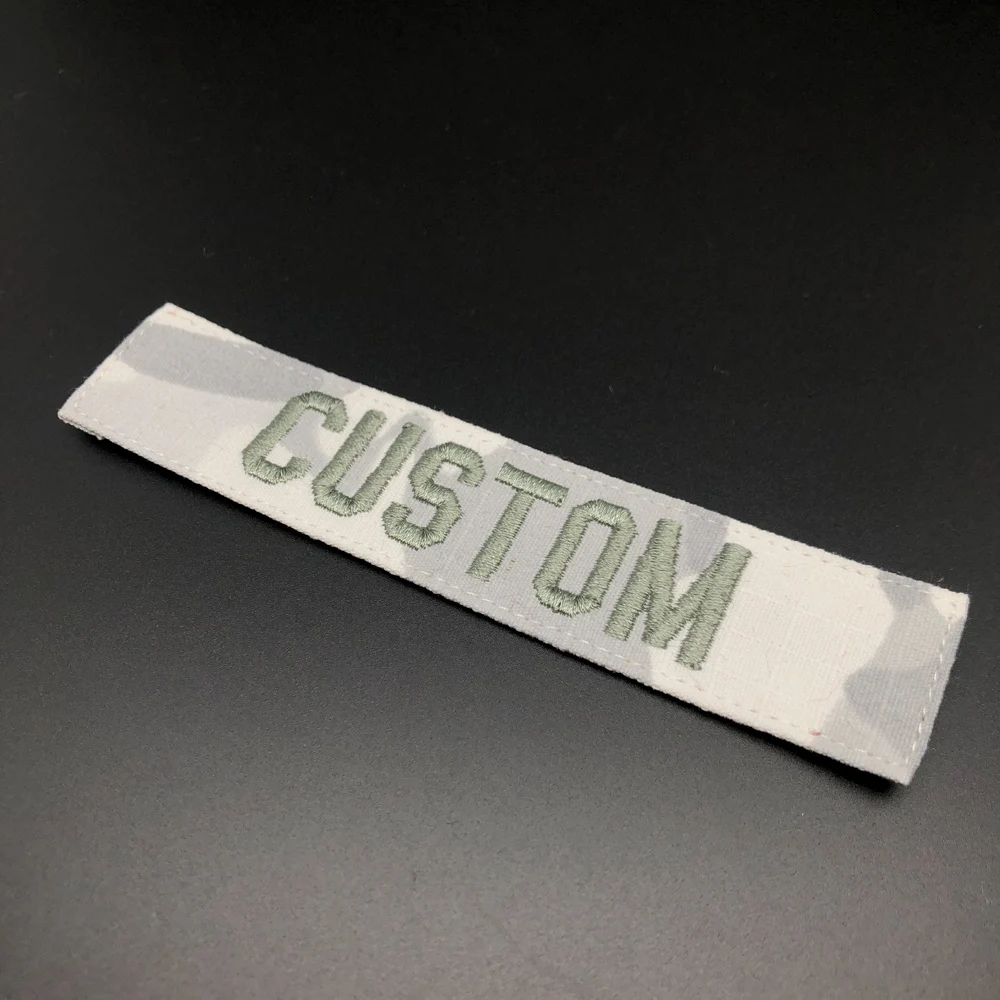 Stickerei Custom Name Patch Brustbänder Abzeichen Faltrahmen ACU MULTICAM Alpine Tropic RG GRÜN SCHWARZ BRAUN GRAU AOR2 BLAU TAN – Detail 29