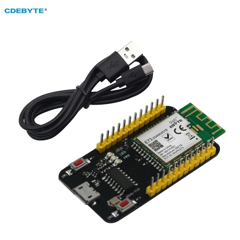 E73-TBB Transceptor sem fio, Test Board para Bluetooth ARM nRF52832, 2.4Ghz, 2.5mW, IPX, Antena PCB, IoT, UHF, receptor Ble 5.0 Rf