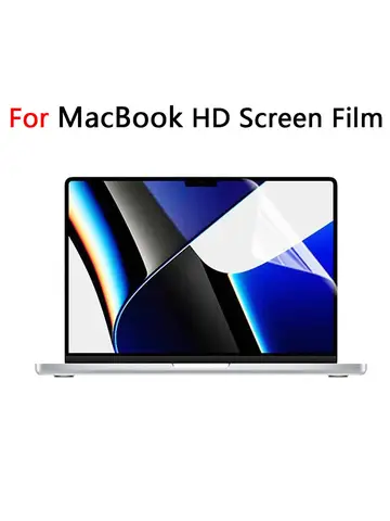 HD Screen Protector For MacBook Pro 14 M1 M2 Pro Max Air 13 15 16 Clear Laptop Soft Film