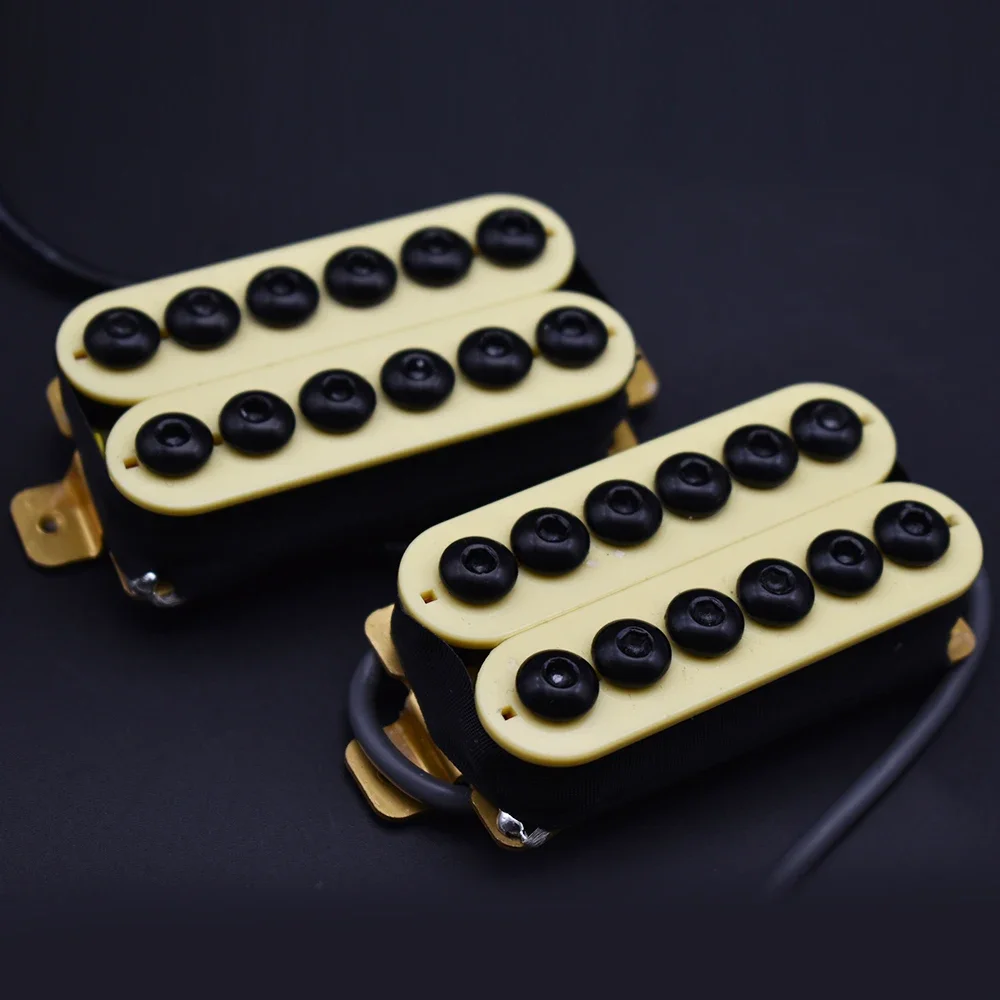 

Adjustable Screw Metal Electric Guitar Humbucker Pickups Ceramic Pickup Neck Bridge Pickup for LP Guitar Multi-Colour