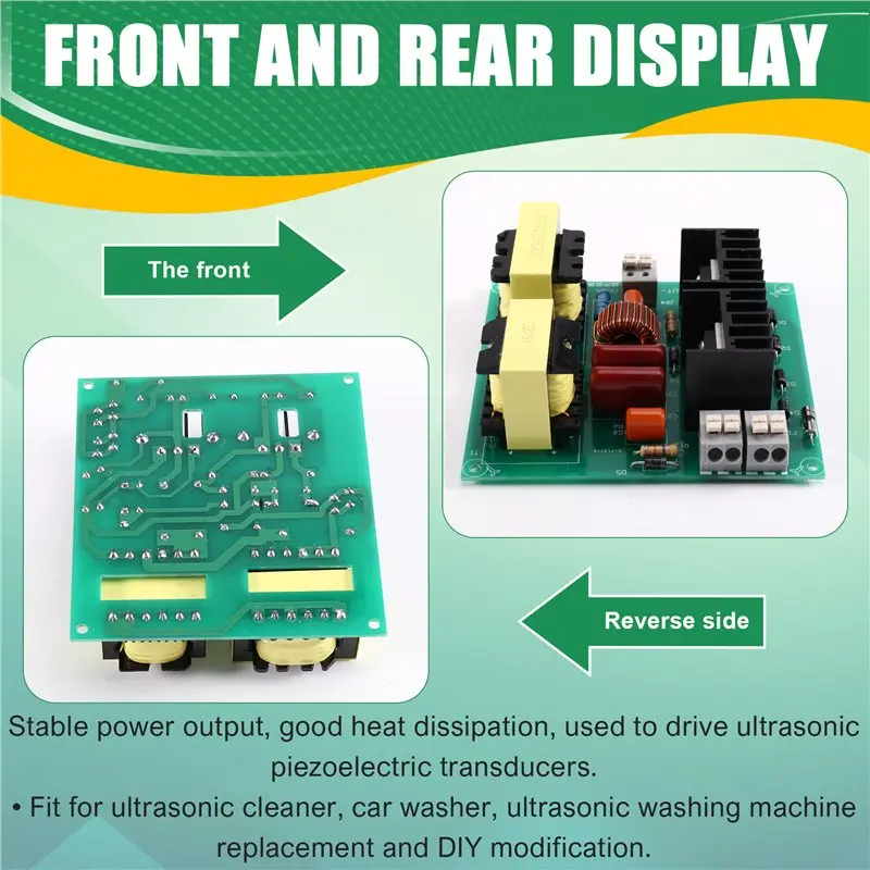A83X-DG-2 Ultrasonic Cleaner Driver Board 220V 40Khz 100-120W For Car Washer Washing Machine Ultrasonic Generator Mainboard