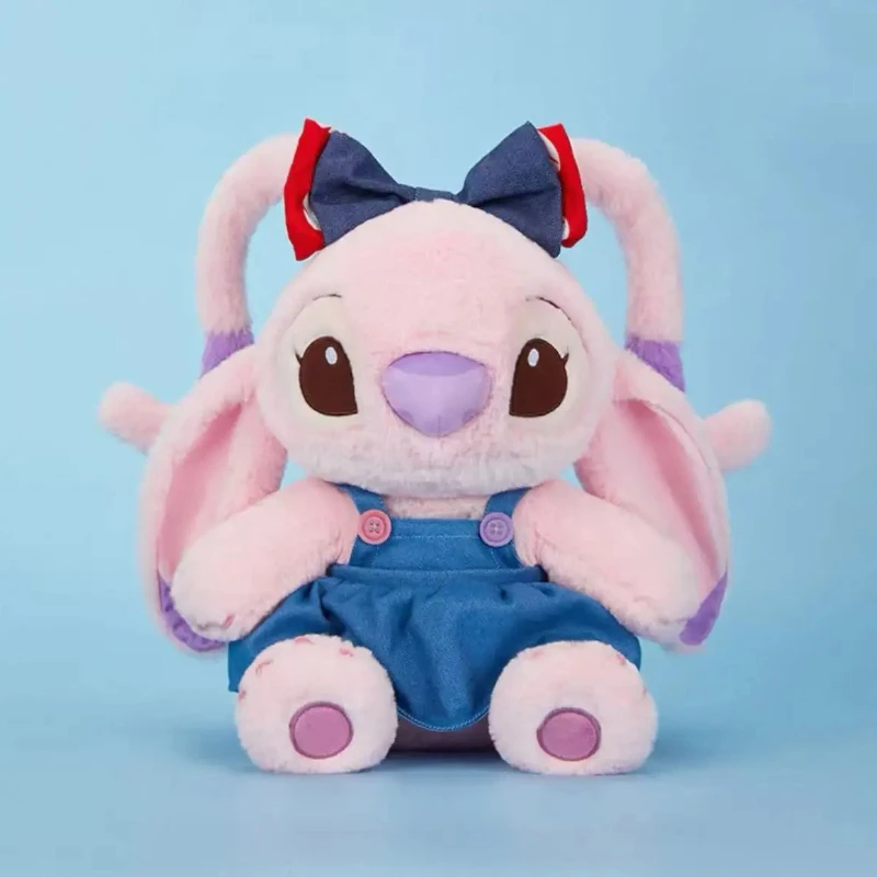 Cartoon Disney Stitch &Angel Cowboy Cute Soft Plush Doll Stuffed Toy Sofa Cushion Home Decoration Throw Pillow birthday gifts