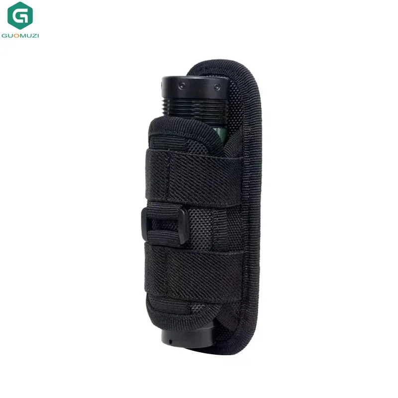 

Belt Flashlight Pouch 360 Degrees Rotatable Holder Outdoor Tactical Torch Case for Hiking and Camping Easy Access Design