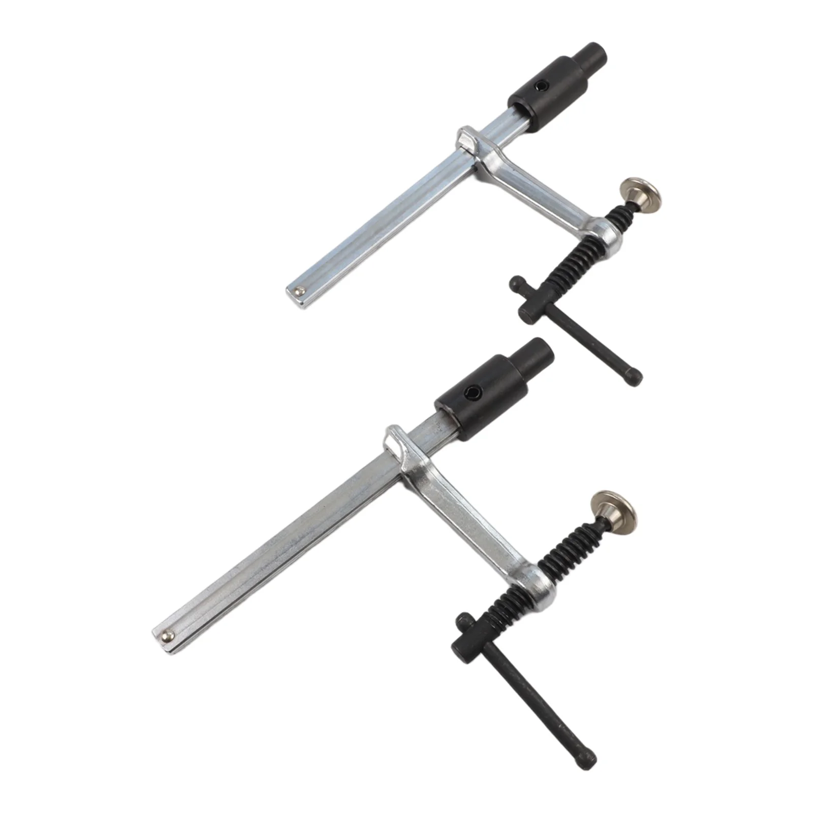 Metal Desktop Hold Down Clamp 2pcs for Woodworking Benches Designed to Fit 16mm Holes and Deliver 160mm Clamping Reach